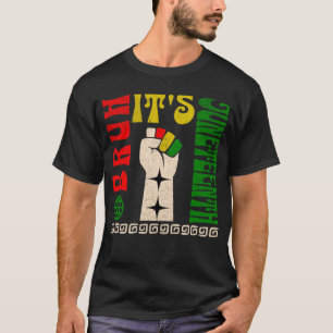 Camiseta Hermano Es el Día de la Libertad de Juneteenth Afr