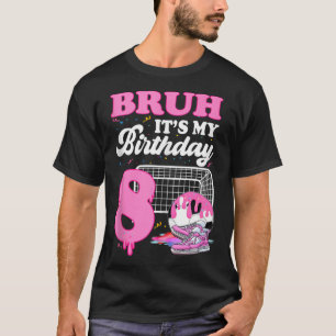 Camiseta Hermano Es Mi 8 Cumpleaños Fútbol Helado Goteo La