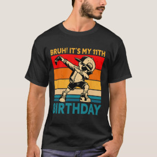 Camiseta Hermano Es Mi Cumpleaños 11 11 Años Niño Dabbin