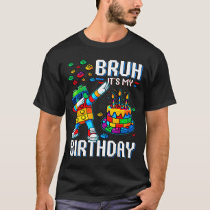 Camiseta Hermano Es Mi Cumpleaños Maestro Constructor Dabbi