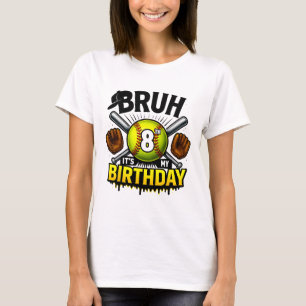 Camiseta Hermano Es Mi Cumpleaños Número 8 Chicos Suavement