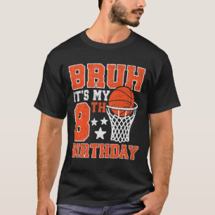 Camiseta Hermano Es Mi Cumpleaños Número 8 Sketll Jugador D