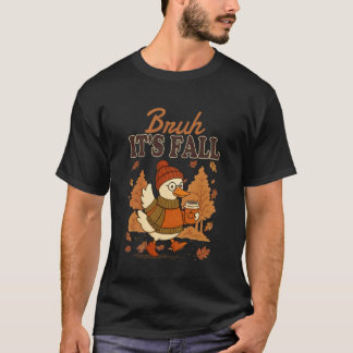 Camiseta Hermano Es Otoño Ganso Especias De Calabaza Día De