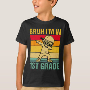 Camiseta Hermano, estoy en 1er grado Estudiante de primer g