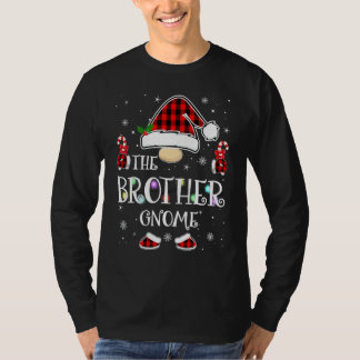 Camiseta Hermano Gnomo Cuadros de Búfalo Familia Pareja Nav