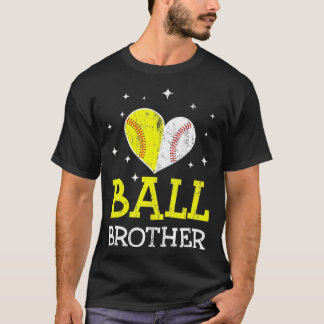 Camiseta Hermano gracioso de béisbol y softball