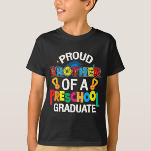 Camiseta Hermano Graduado De Preescolar El Día De La Fami E