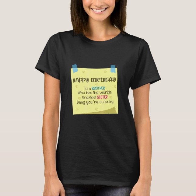 Camiseta Hermano Gran Hermana (Anverso)