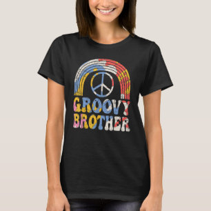 Camiseta Hermano Groovy Estética de los 70 Retro de los 70 