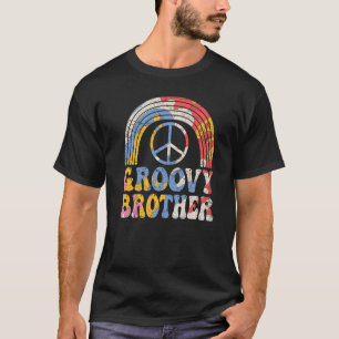 Camiseta Hermano Groovy Hermano Retro Hermano Estético de l