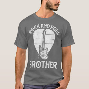 Camiseta Hermano Guitarista divertido, jugador musical de g