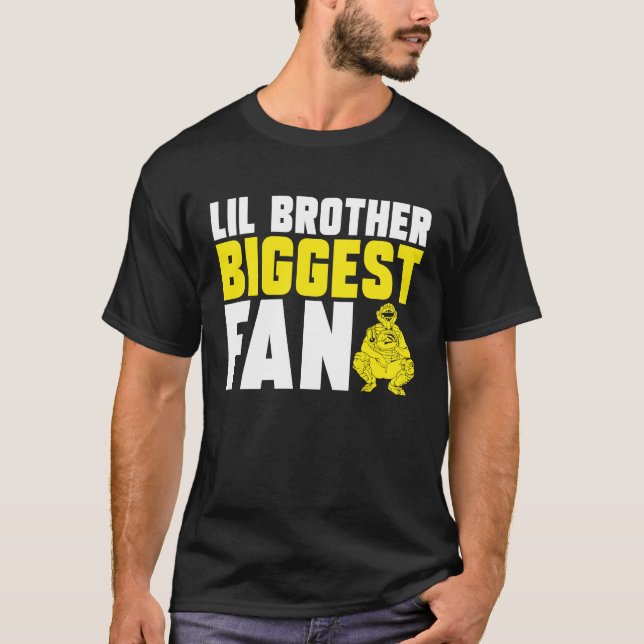 Camiseta Hermano Hermana Softbol Receptor (Anverso)
