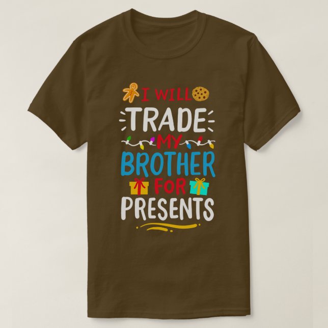 Camiseta Hermano hermano Christmans (Diseño del anverso)