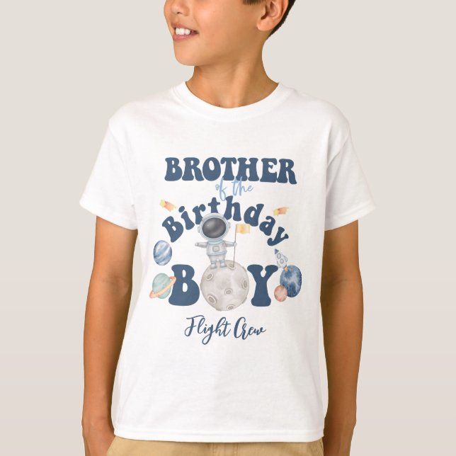 Camiseta Hermano hermano hermano hermano del niño cumpleaño (Anverso)