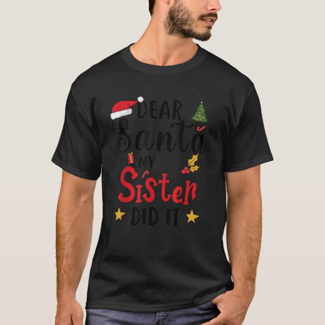 Camiseta Hermano Hermano Matando Querida Santa Mi Hermana L (Anverso)