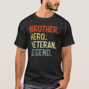Camiseta Hermano Héroe veterano leyenda padre de Day Brot