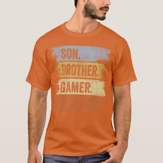 Camiseta Hermano Hijo Leyenda de los Videojuegos Regalos de