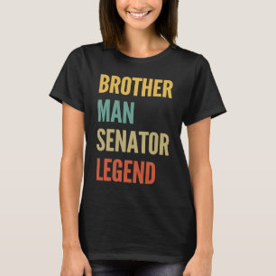 Camiseta Hermano Hombre Leyenda Senador