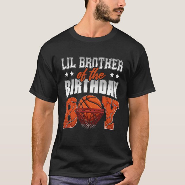 Camiseta Hermano Lil Del Baller De La Familia De Baloncesto (Anverso)
