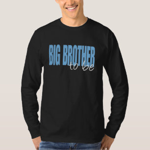 Camiseta Hermano mayor a ser (fuente azul del bloque)