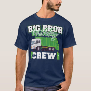Camiseta Hermano Mayor Cumpleaños Tripulación Camión de Bas