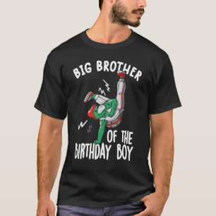 Camiseta hermano mayor de cumpleaños coincidente