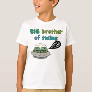 Camiseta ¡Hermano MAYOR de gemelos "estamos aquí! "