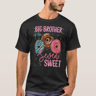 Camiseta Hermano Mayor De Los Siete Dulces 7º Cumpleaños De