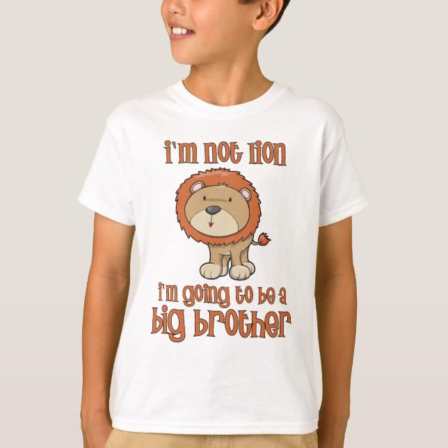 Camiseta hermano mayor del león (Anverso)