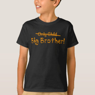 Camiseta Hermano mayor (hijo único cruzado hacia fuera)