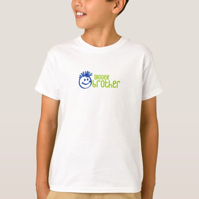 Camiseta Hermano mayor (los tamaños del niño) (Anverso)
