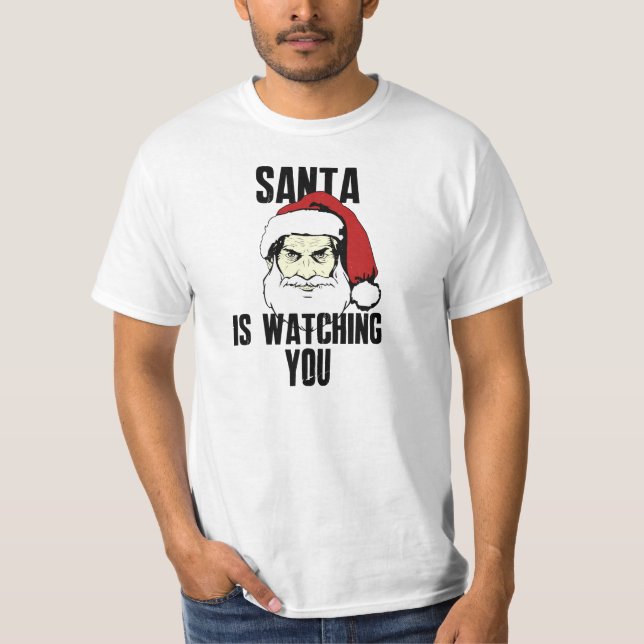 Camiseta Hermano mayor Papá Noel le está mirando (Anverso)