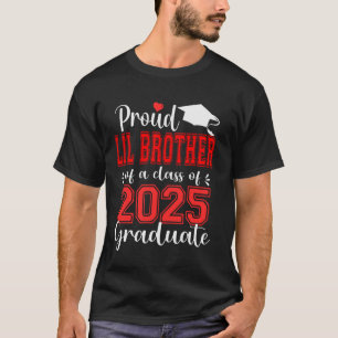 Camiseta Hermano Menor Super Orgulloso Graduado 2025 Gradua