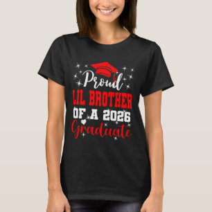 Camiseta Hermano Menor Super Orgulloso Graduado 2026 Gradua