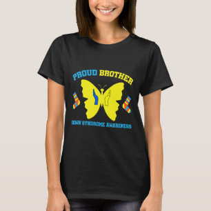 Camiseta Hermano Orgulloso Conciencia del Síndrome de Down 