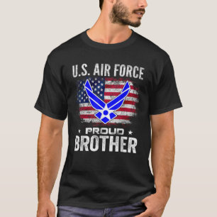 Camiseta Hermano Orgulloso De La Fuerza Aérea Estadounidens