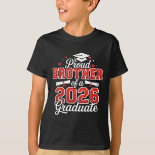 Camiseta Hermano Orgulloso De Un Graduado De Cl De 2026 Sen