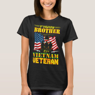 Camiseta Hermano Orgulloso De Un Veterano Ejército De Vietn