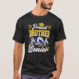 Camiseta Hermano Orgulloso de una Senior de Voleibol 2023 2