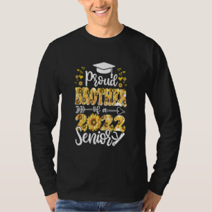 Camiseta Hermano Orgulloso Del Sunflower De Graduación Supe