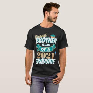 Camiseta Hermano orgulloso en derecho de un graduado en 202