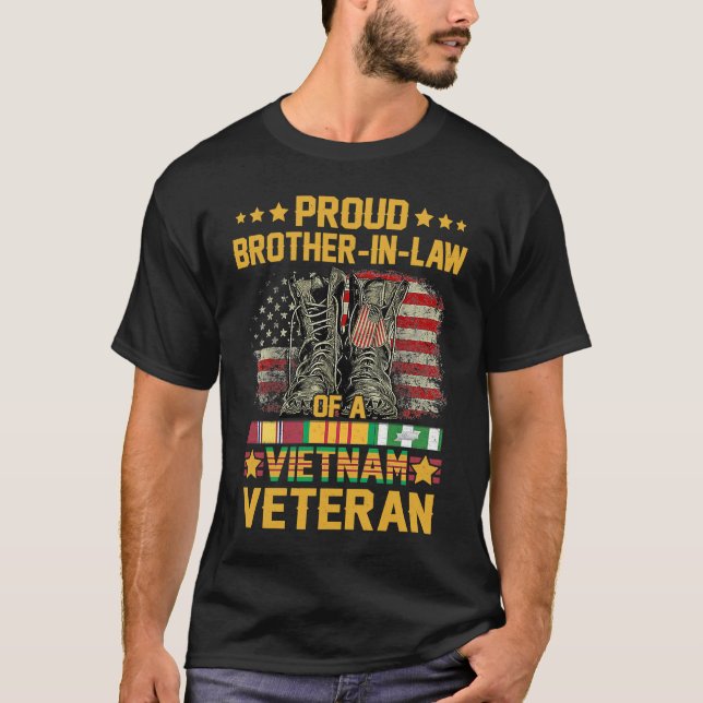 Camiseta Hermano Orgulloso En La Ley De Un Eje De Bandera V (Anverso)