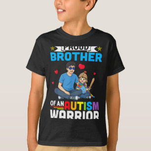 Camiseta Hermano orgulloso guerrero de la conciencia del au