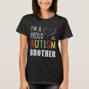 Camiseta Hermano Orgulloso Puzzle Autismo Especial Concienc