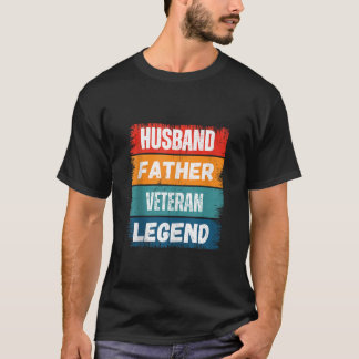 Camiseta Hermano Padre Hermano Leyenda VETERAN Orgulloso Re