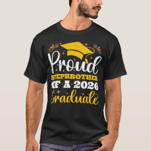 Camiseta Hermano Paso Orgulloso Personalizado De Un Graduad
