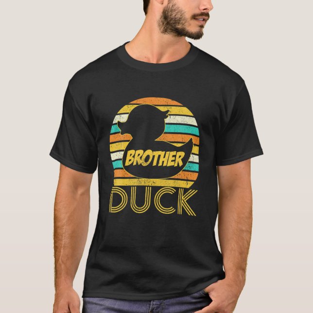 Camiseta Hermano Pato Pato de Rubber Pareja Familia Corta (Anverso)