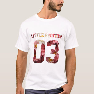 Camiseta Hermano pequeño de flores 03