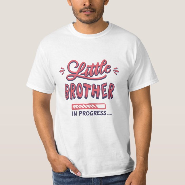 Camiseta Hermano pequeño en camino (Anverso)