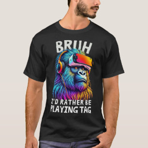 Camiseta Hermano, Preferiría Estar Jugando a las Chapadas,